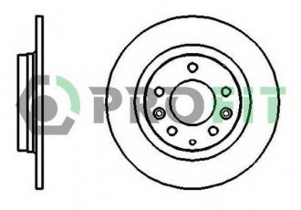Купить 5010-1500 PROFIT Тормозные диски Mazda 6 (GG, GH, GY) (1.8, 2.0, 2.2, 2.3, 2.5)