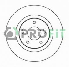 Купити 5010-2017 PROFIT Гальмівні диски Лансер 2.0 Ralliart 4WD