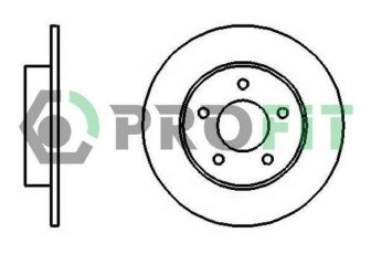 Тормозной диск 5010-1383 PROFIT фото 1