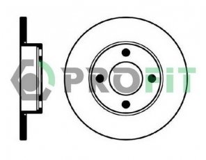 Купить 5010-0048 PROFIT Тормозные диски Ауди 90 (1.6 TD, 2.0, 2.0 20 V)