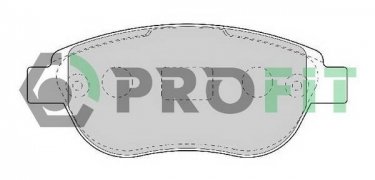 Купить 5000-1476 PROFIT Тормозные колодки передние Пежо 207 (1.4, 1.6) 