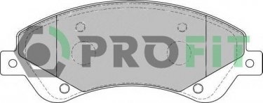 Гальмівна колодка 5000-1929 PROFIT – передні з датчиком зносу фото 1