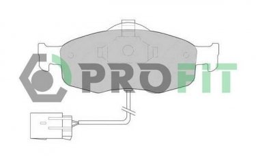 Купить 5000-0766 PROFIT Тормозные колодки передние Mondeo (1, 2) (1.6, 1.8, 2.0) с датчиком износа
