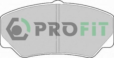 Гальмівна колодка 5000-0450 PROFIT – передні  фото 1