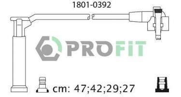 Купити 1801-0392 PROFIT Провід запалювання Fiesta (3, 4) (1.2, 1.4, 1.6, 1.8)
