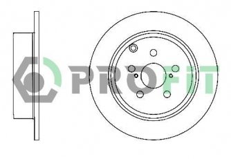 Гальмівний диск 5010-1406 PROFIT фото 1