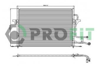 Купить PR 2532C1 PROFIT Радиатор кондиционера Мондео 1 (1.6, 1.8, 2.0, 2.5)