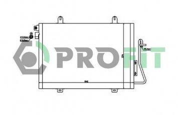 Купить PR 1901C1 PROFIT Радиатор кондиционера Сандеро 1 (1.4, 1.6)