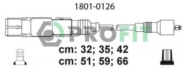 Купити 1801-0126 PROFIT Провід запалювання Superb 2.8 V6