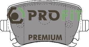 Купить 5005-1636 PROFIT Тормозные колодки задние Caddy (1.4, 1.6, 1.9, 2.0) без датчика износа