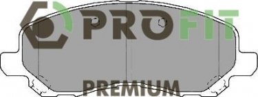 Купить 5005-1621 PROFIT Тормозные колодки передние Лансер (9, Х) (1.3, 1.5, 1.6, 1.8, 2.0) с звуковым предупреждением износа