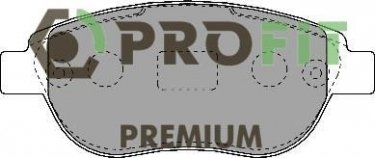 Купить 5005-1476 PROFIT Тормозные колодки передние Partner (1.6, 1.6 16V) без датчика износа