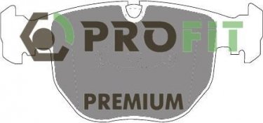 Купить 5005-0997 PROFIT Тормозные колодки передние БМВ Х3 Е83 (3.0 sd, xDrive 35 d) подготовлено для датчика износа колодок
