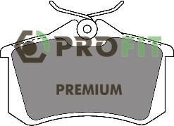 Купить 5005-1083 PROFIT Тормозные колодки задние Ситроен С4 (1.4, 1.6, 2.0) без датчика износа