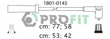 Купити 1801-0145 PROFIT Провід запалювання Пежо 406 (2.0 16V, 2.0 Turbo)