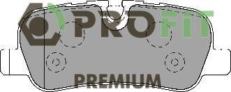 Тормозная колодка 5005-1613 PROFIT – задние подготовлено для датчика износа колодок фото 1