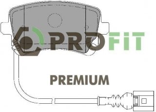 Купити 5005-1644 PROFIT Гальмівні колодки задні Транспортер (Т5, Т6) (1.9, 2.0, 2.5, 3.2) з датчиком зносу