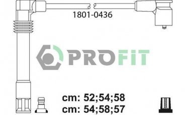 Купить 1801-0436 PROFIT Провода зажигания Audi A8 (2.8, 2.8 quattro)