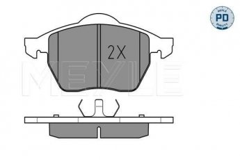Купить 025 219 1119/PD MEYLE Тормозные колодки передние Audi TT (1.8 T, 1.8 T quattro) без датчика износа