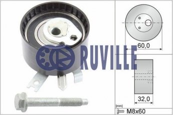 Купить 55581 RUVILLE Ролик ГРМ Micra 1.5 dCi, D-наружный 60 мм, ширина 32 мм
