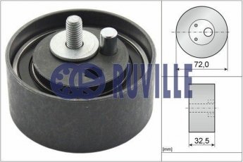 Ролик ГРМ 55490 RUVILLE – D-наружный 72 мм, ширина 32,5 мм фото 1