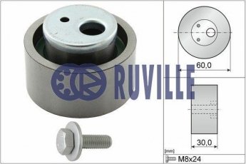 Купити 55997 RUVILLE Ролик ГРМ Пежо 406 (2.0 HDI 110, 2.0 HDI 90), D-зовнішній 60 мм, ширина 30 мм