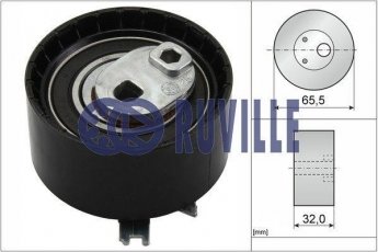 Купити 55566 RUVILLE Ролик ГРМ Scenic (1.4, 1.6), D-зовнішній 65,5 мм, ширина 32 мм
