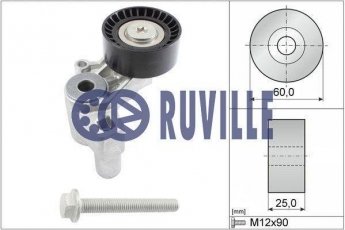 Купити 55925 RUVILLE Натягувач приводного ременя  Scudo (1.9 D, 1.9 TD, 1.9 TD Eco)