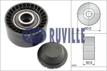 Ролик приводного ремня 55247 RUVILLE – D-наружный: 60 мм, ширина 30 мм фото 1