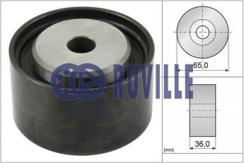 Ролик приводного ременя 56645 RUVILLE – D-зовнішній: 65 мм, ширина 36 мм фото 1