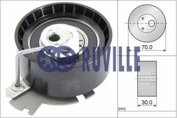 Купити 56638 RUVILLE Ролик ГРМ Пежо 308 1.6 VTi, D-зовнішній 70 мм, ширина 30 мм