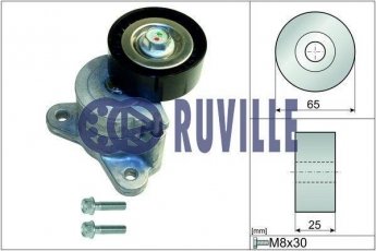 Купить 56653 RUVILLE Натяжитель приводного ремня  Lancer (9, X) (1.8, 2.0, 2.4)