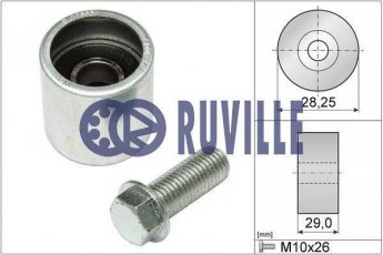 Ролик приводного ремня 56383 RUVILLE – D-наружный: 28,25 мм, ширина 29 мм фото 1