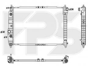 Купити 17 A698 Forma Parts - Радіатор охолодження FPS