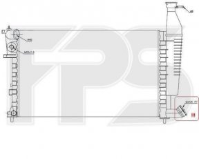Купити 54 A1122 Forma Parts - Радіатор охолодження FPS