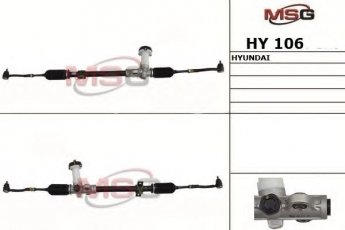 Купить HY 106 MSG - Рулевая рейка без ГУР новая HYUNDAI ACCENT III (MC)  05-,KIA RIO II (JB)  05-