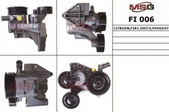 Купить FI 006 MSG - Насос Г/П (со шкивом)  7pk 95mm Fiat Ducato 2.3Jtd 06-