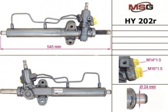 Купить HY 202R MSG - Рулевая рейка со Г/П (восстановленная, MANDO)  HYUNDAI ACCENT II (LC)  00-05,ACCENT седан (LC)  00-05