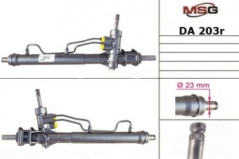 Купить DA203R MSG - Рулевая рейка с ГУР восстановленная CHEVROLET MATіZ (M200, M250)  05-;DAEWOO MATіZ (KLYA)  98-