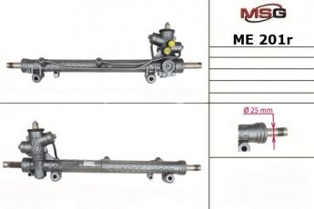 Купить ME 201R MSG - Рулевая рейка со Г/П (восстановленная, ZF)  MERCEDES A W 168 97-04