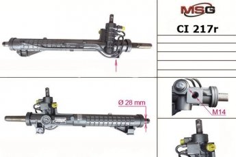Купить CI 217R MSG - Рулевая рейка (реставрація)  Citoen Jumpy 1.9D 95-15 Peugeot Expert 1.6/1.9D/1.9TD 96-15