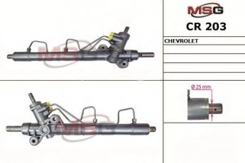 Купити CR 203 MSG - Кермова рейка з Г/П Chevrolet Evanda 07-18