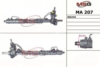 Рулевая рейка с ГУР новая MAZDA 6 (GG) 02-07,6 Hatchback (GG) 02-07,6 Station MA207 MSG фото 1