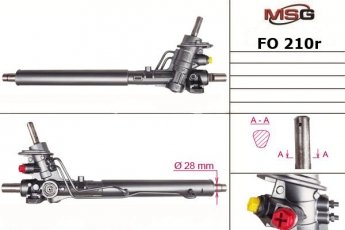 Купить FO210R MSG - Рулевая рейка с ГУР восстановленная FORD GALAXY (WGR)  95-00;SEAT ALHAMBRA (7V8, 7V9)  96-00