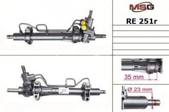 Купить RE251R MSG - Рулевая рейка с ГУР восстановленная RENAULT Clio 1998-2005,RENAULT Symbol 2005-