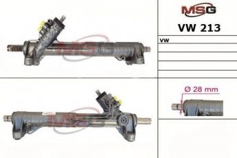 Купить VW213 MSG - Рулевая рейка с ГУР новая VW TRANSPORTER IV 90-03