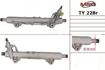 Купить TY228R MSG - Рулевая рейка с ГУР восстановленная TOYOTA Land Cruiser 200 2007-, LEXUS LX570 2007-