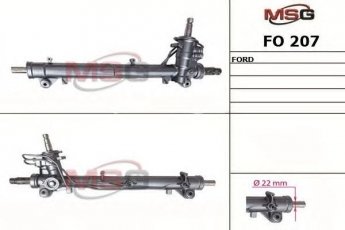 Купить FO 207 MSG - Рулевая рейка со Г/п FORD FIESTA V 1.25-1.6 11.01-12.10