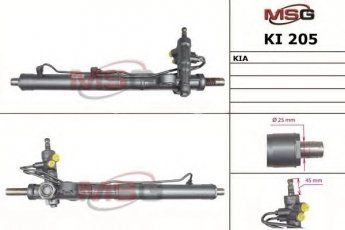 Рулевая рейка со Г/П Kia Rio II 1.4/1.5D/1.6 03.05 KI 205 MSG фото 1