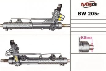 Купить BW205R MSG - Рулевая рейка с ГУР восстановленная BMW 3 E-46 1998-2005 ZF